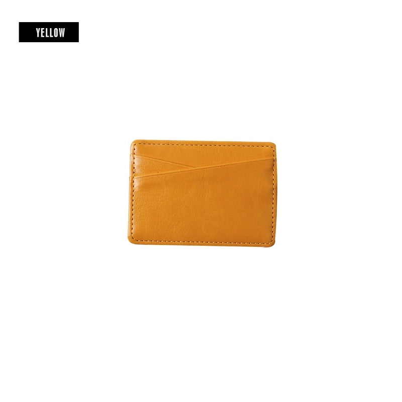 Korean New Fashion Leather Bank Card Storage Gift Id Card Holder