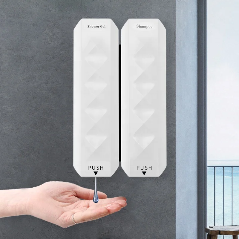 Single/Double/Triple 350ML Soap Dispenser Wall Mounted Hand Sanitizer Dispenser Bathroom Home Nail Free Bathroom Accessories