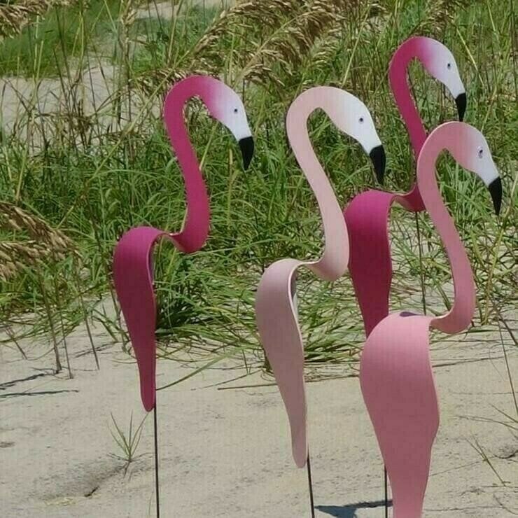 🔥Garden Art - Dancing Flamingos🦩🦩🦩