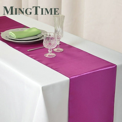 Satin Table Runner 30cm X 275cm Wedding Party Supply Christmas Home