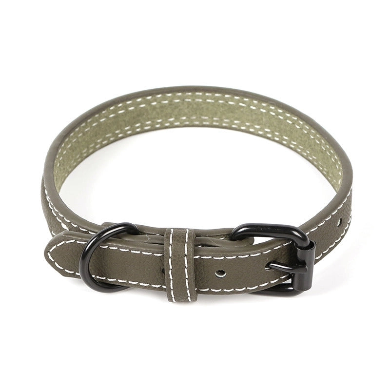 Pet Pu Leather Adjustable Collar Dog Cats Multi-size Collar Collars