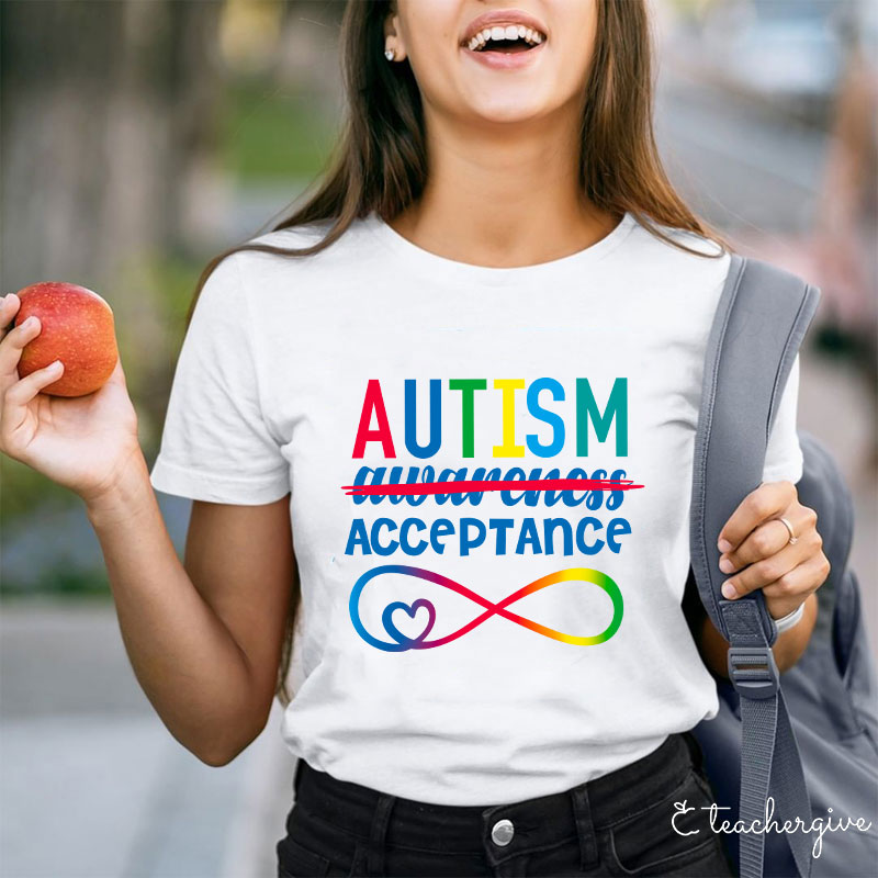 Autism Acceptance Teacher T-Shirt