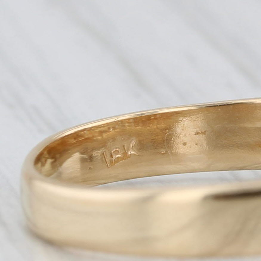 0.80ctw Tiered Diamond Ring 18k Yellow Gold Size 6.75 Stackable