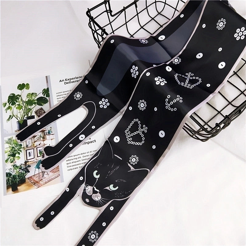 Scarf (1 Flower Cat) Nhmn0006-1-flower-cat
