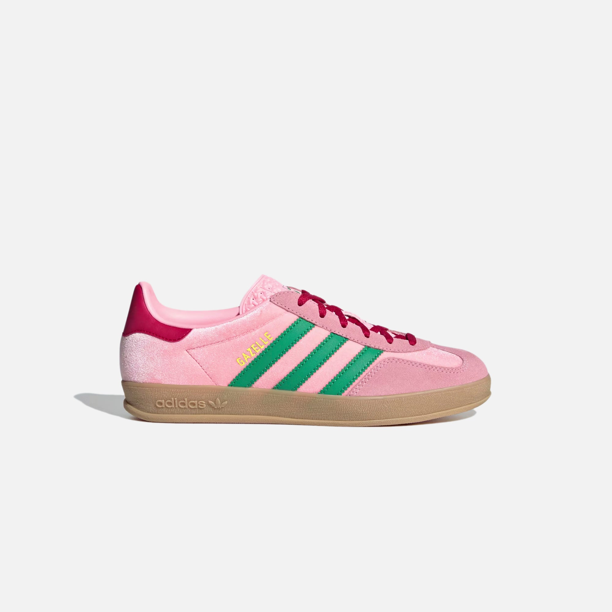 adidas WMNS Gazelle Indoor - Court Green / Glow Pink / Gum