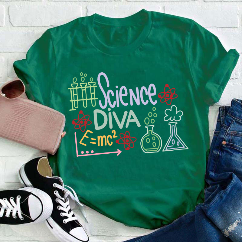 Science Diva Teacher T-Shirt