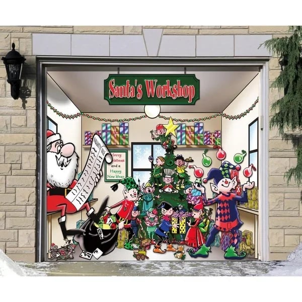 Christmas Garage Door Decoration