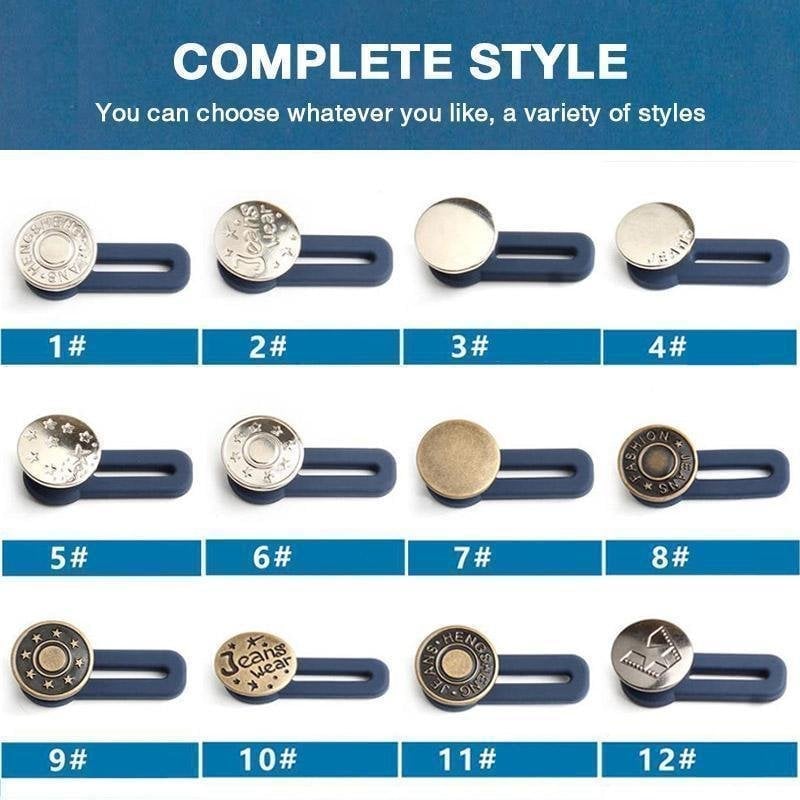 🔥Hot Sale🔥Jeans Retractable Button 8PCS