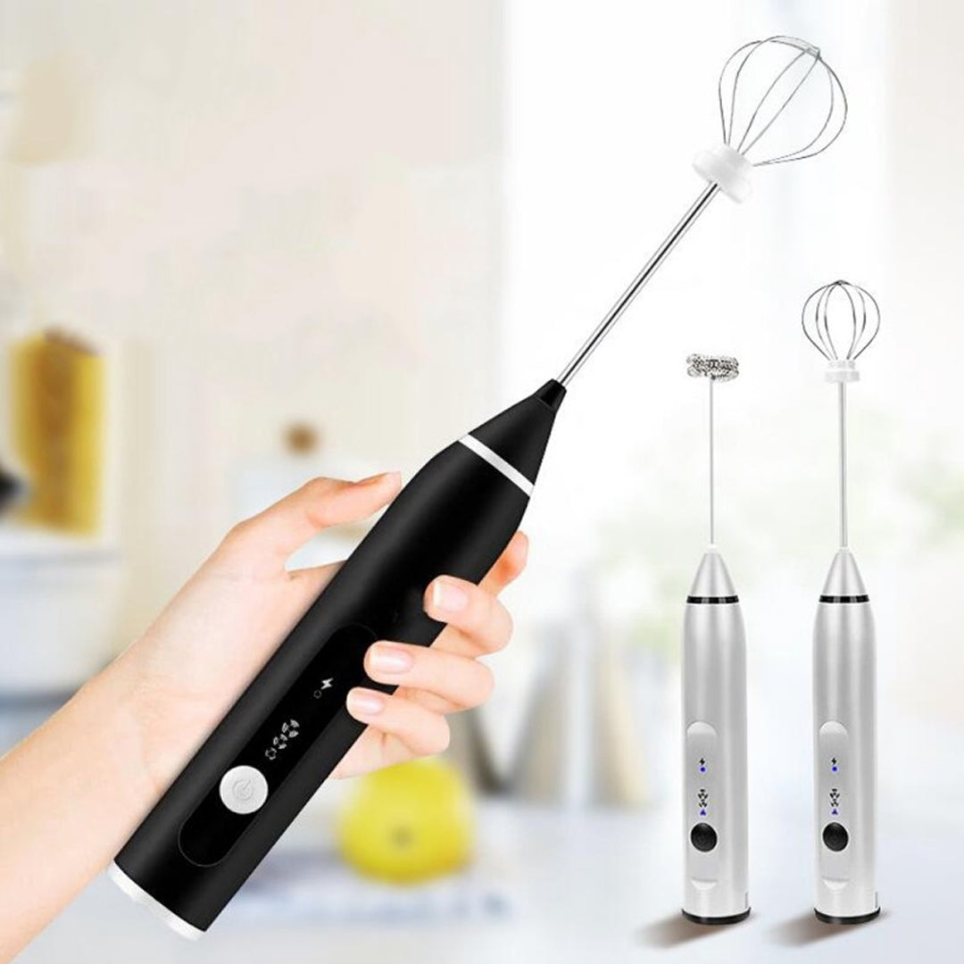 2 In 1 Coffee Egg Beater Rechargeable