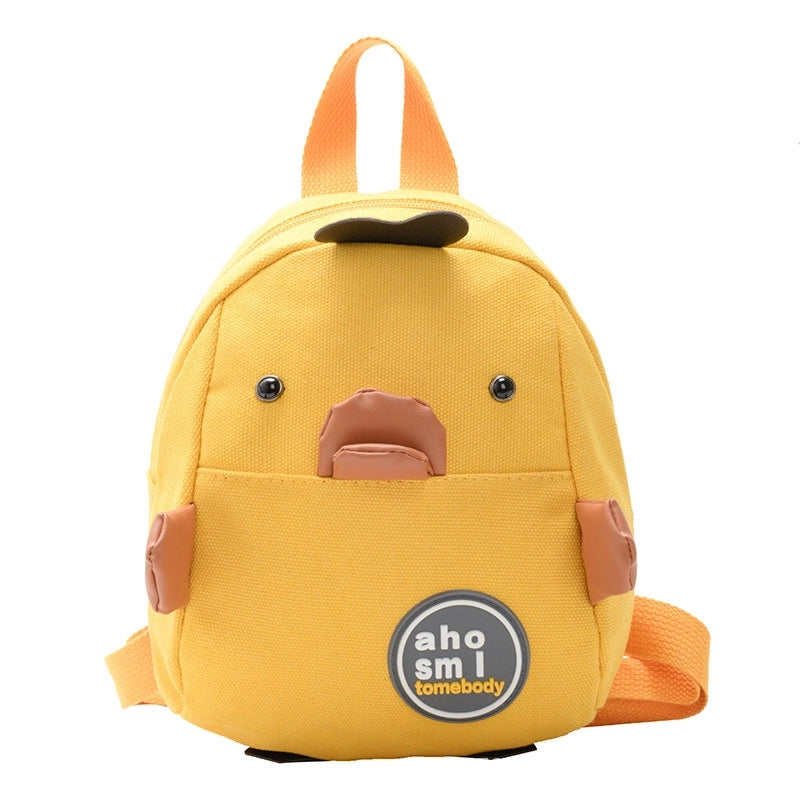 Cartoon Solid Color School Daily Kids Backpack