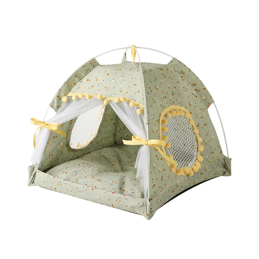Semi-Enclosed Cat Bed