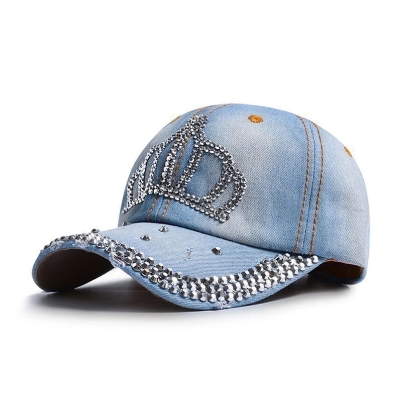 Women's Classic Style Letter Curved Eaves Baseball Cap