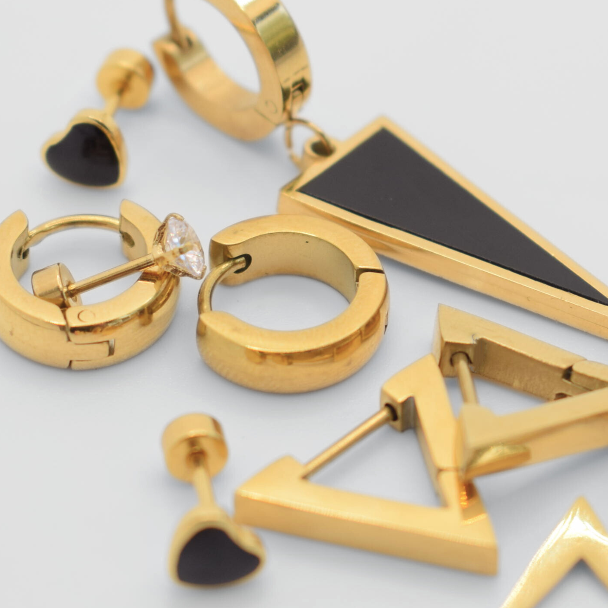 10mm Chunky hoops - Gold