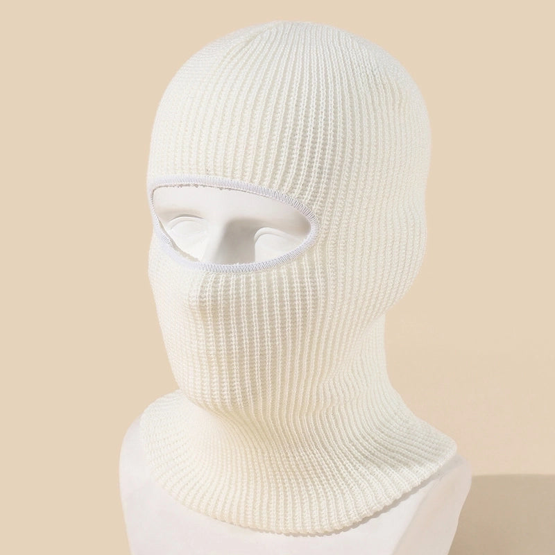 Unisex Basic Solid Color Wool Cap