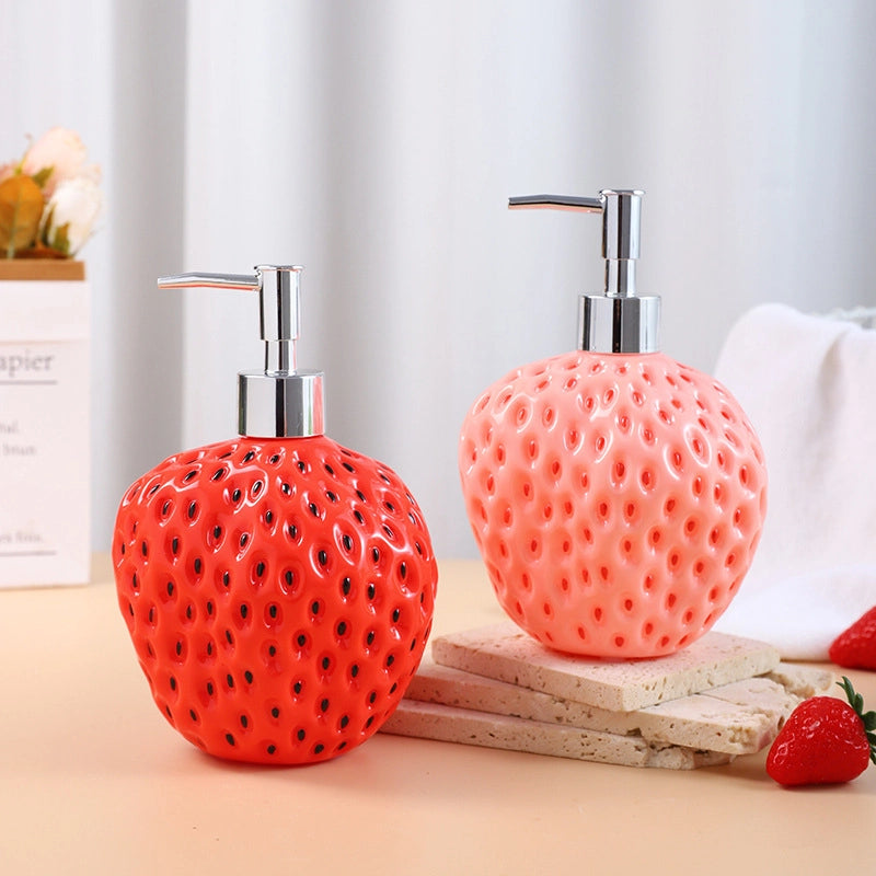 Strawberry Vinyl Storage Bottle Bathing