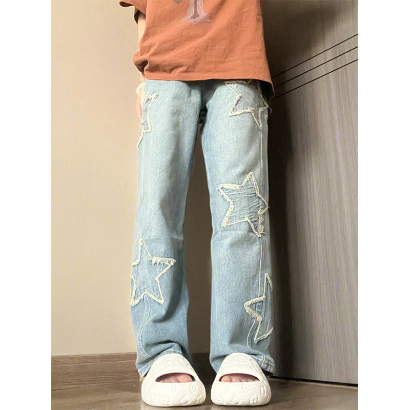 Harajuku Pentagram Jeans  KF9942