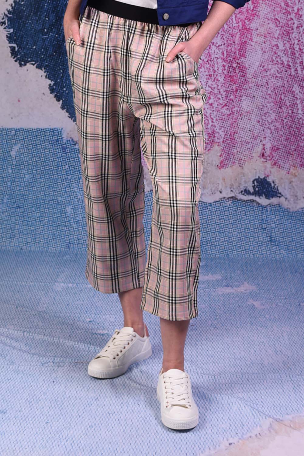 Luka Lilly Pants - Pink Plaid - SALE