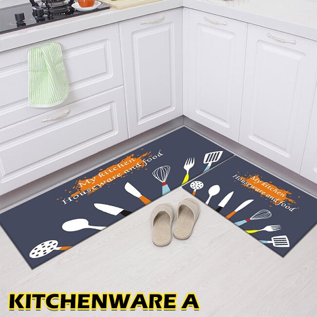 【Buy One Get One Free】Kitchen Printed Non-Slip Carpet