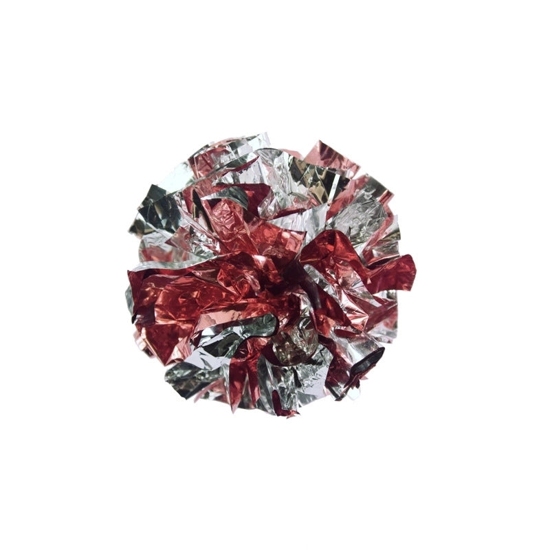 Mixed Color Ring Paper Ball Pet Toys Holiday Supplies