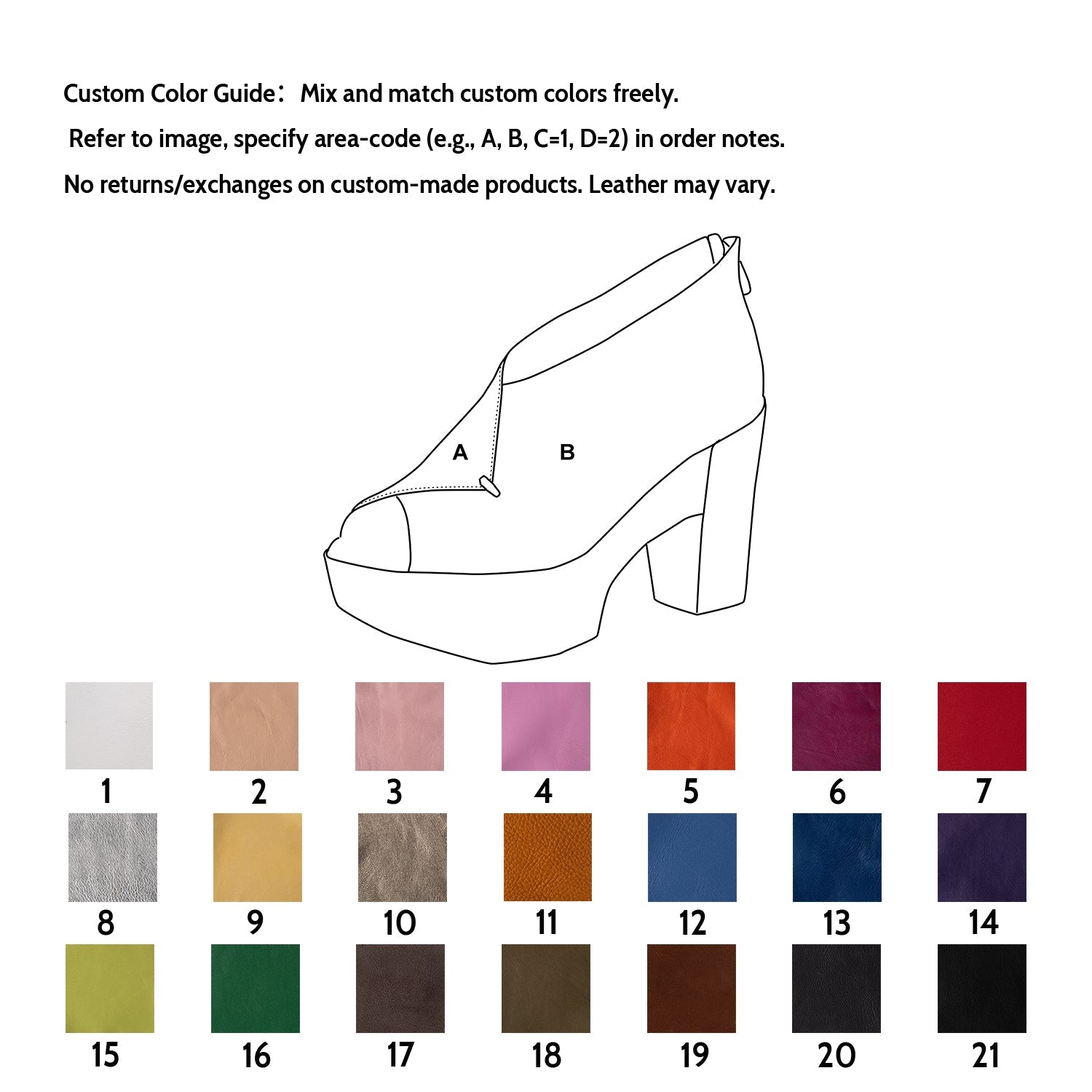 Handmade Leather 90mm Block Heel Platform Sandals Boots for Women in Beige/Black