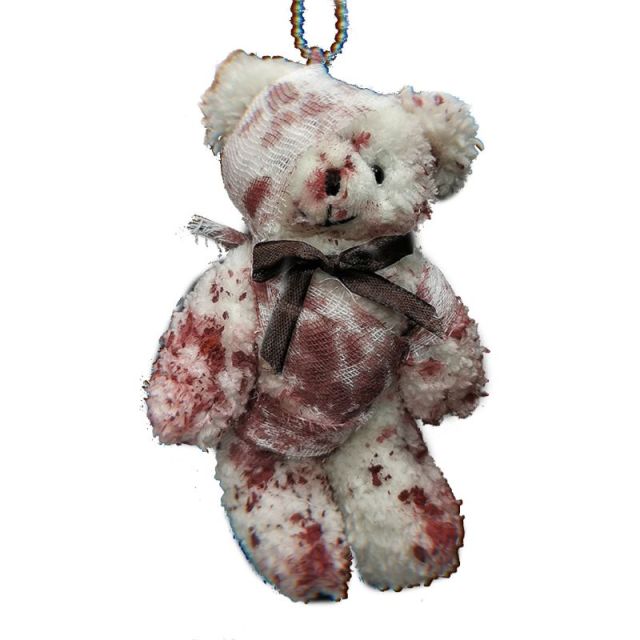 Bloody Teddy Bear Keychain