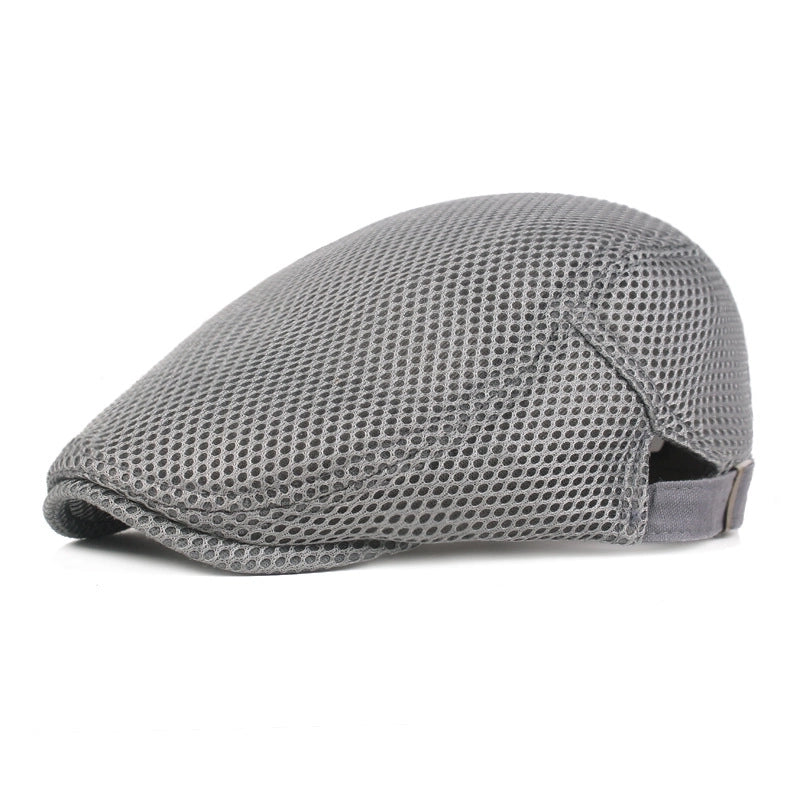 Unisex Minimalist Solid Color Flat Eaves Beret Hat