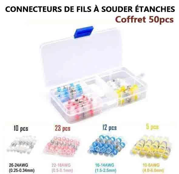 CONNECTEURS DE FILS À SOUDER ÉTANCHES