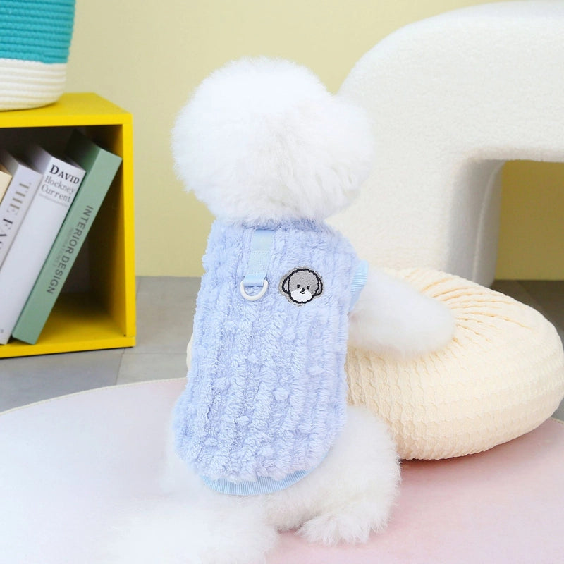 Cute Coral Fleece Dog Pet Clothing