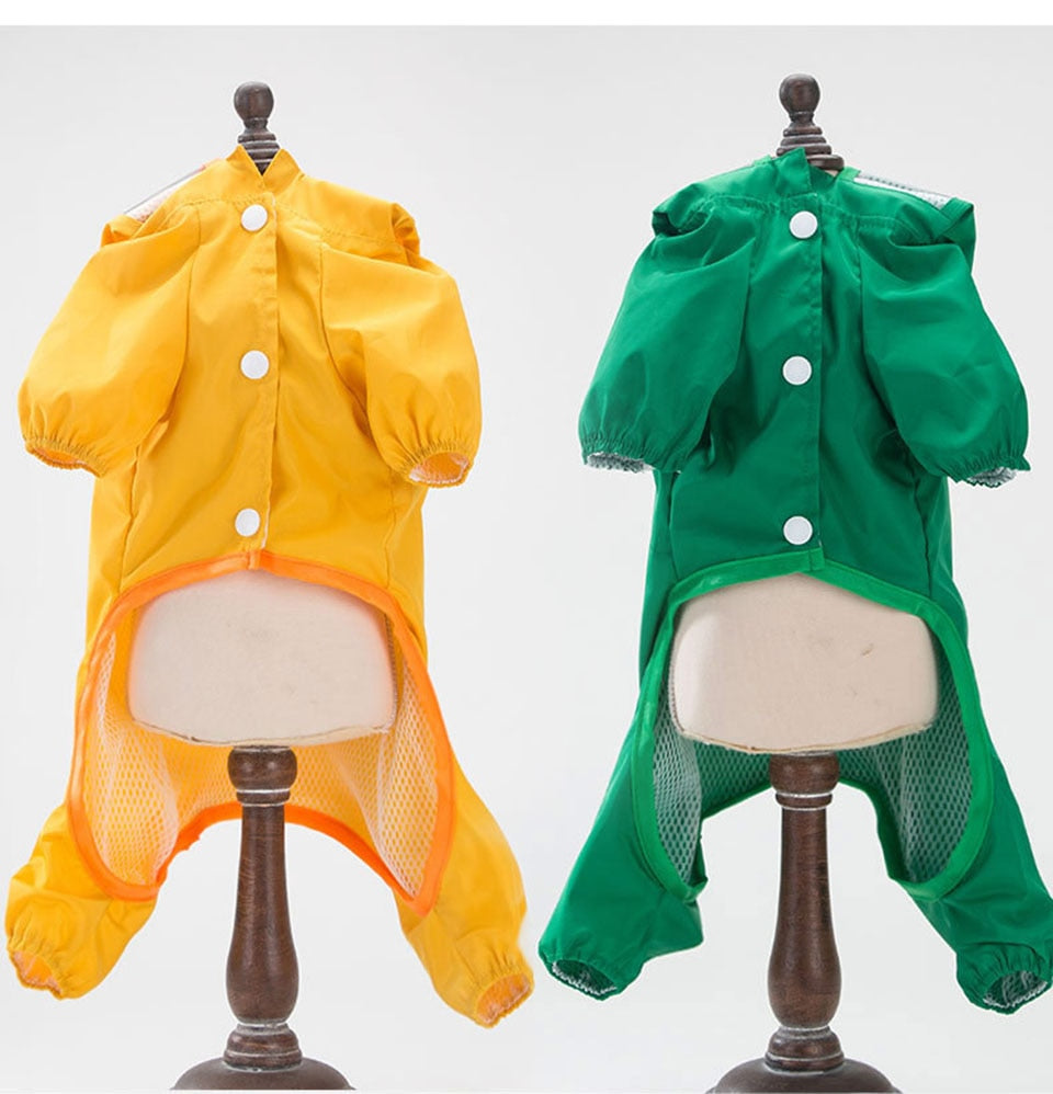 Hooded Raincoat/Shoes for Dogs