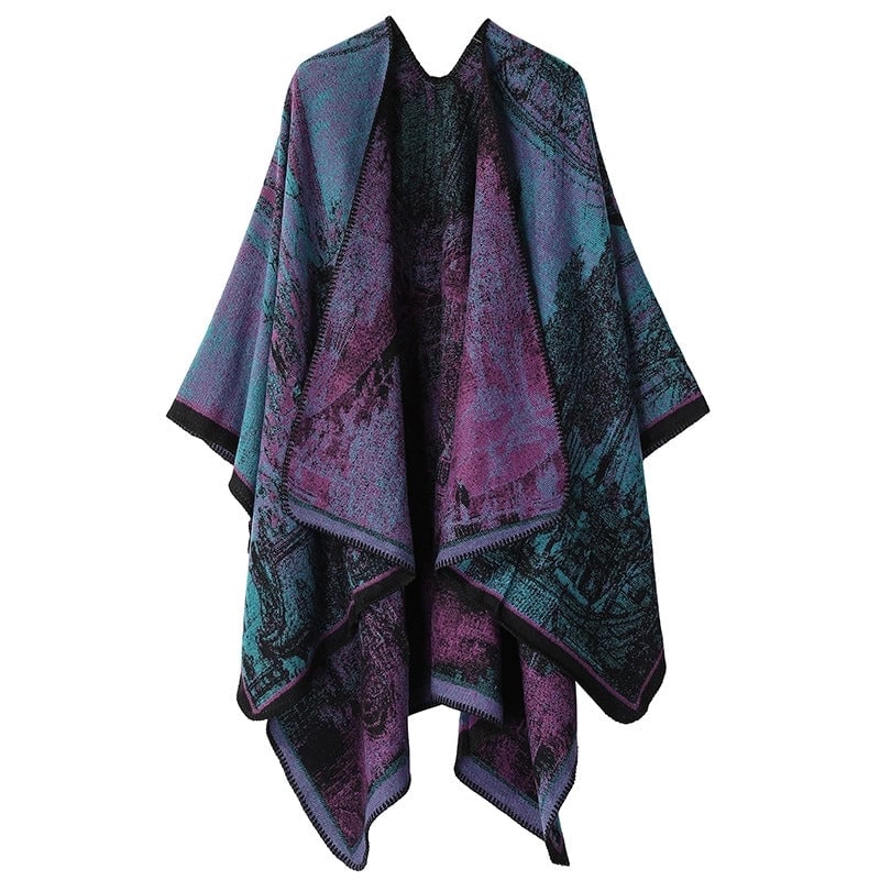 Unisex Ethnic Style Geometric Imitation Cashmere Shawl