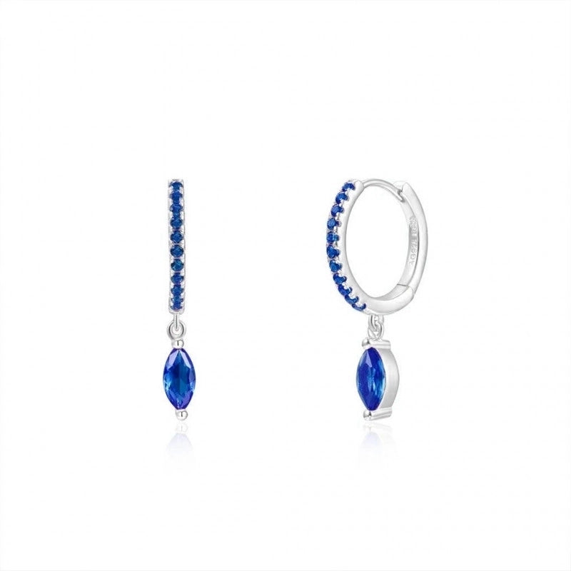 1 Pair Ig Style Water Droplets Plating Inlay Copper Zircon White Gold Plated Gold Plated Earrings