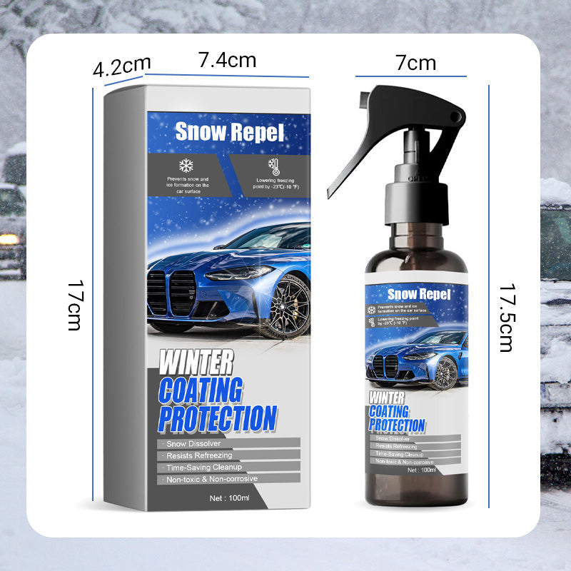 🔥HOT SALE🔥Auto -voorruitenblauwe sneeuwsmeltende coatingspray