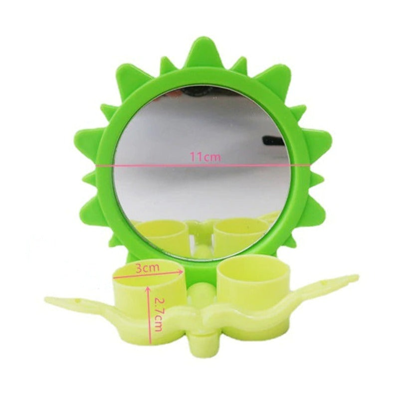 Bird Mirror Toy With Plastic Stand