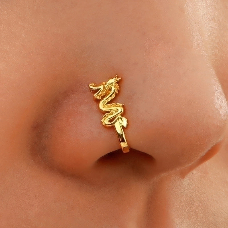 Nose Rings & Studs Retro Animal Copper Plating