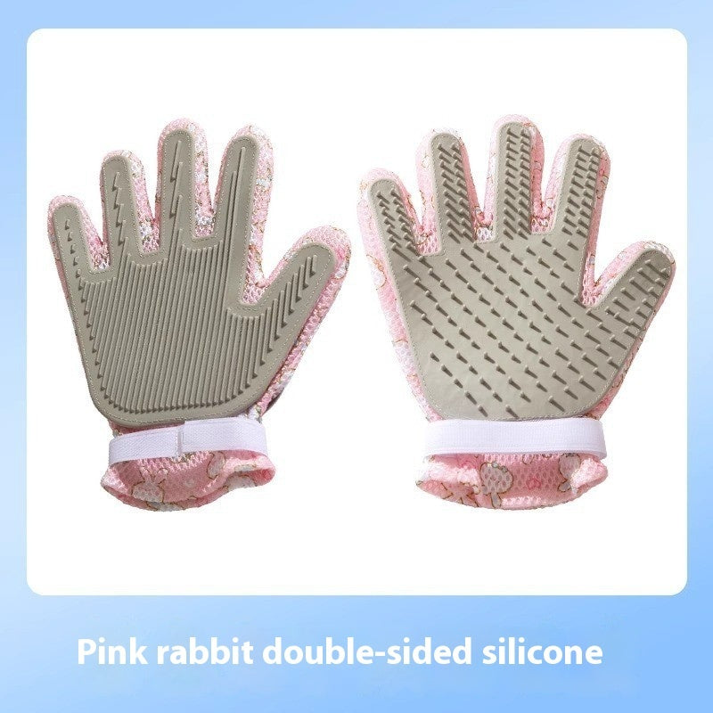 PawsPerfect Silicone Cat Grooming Gloves