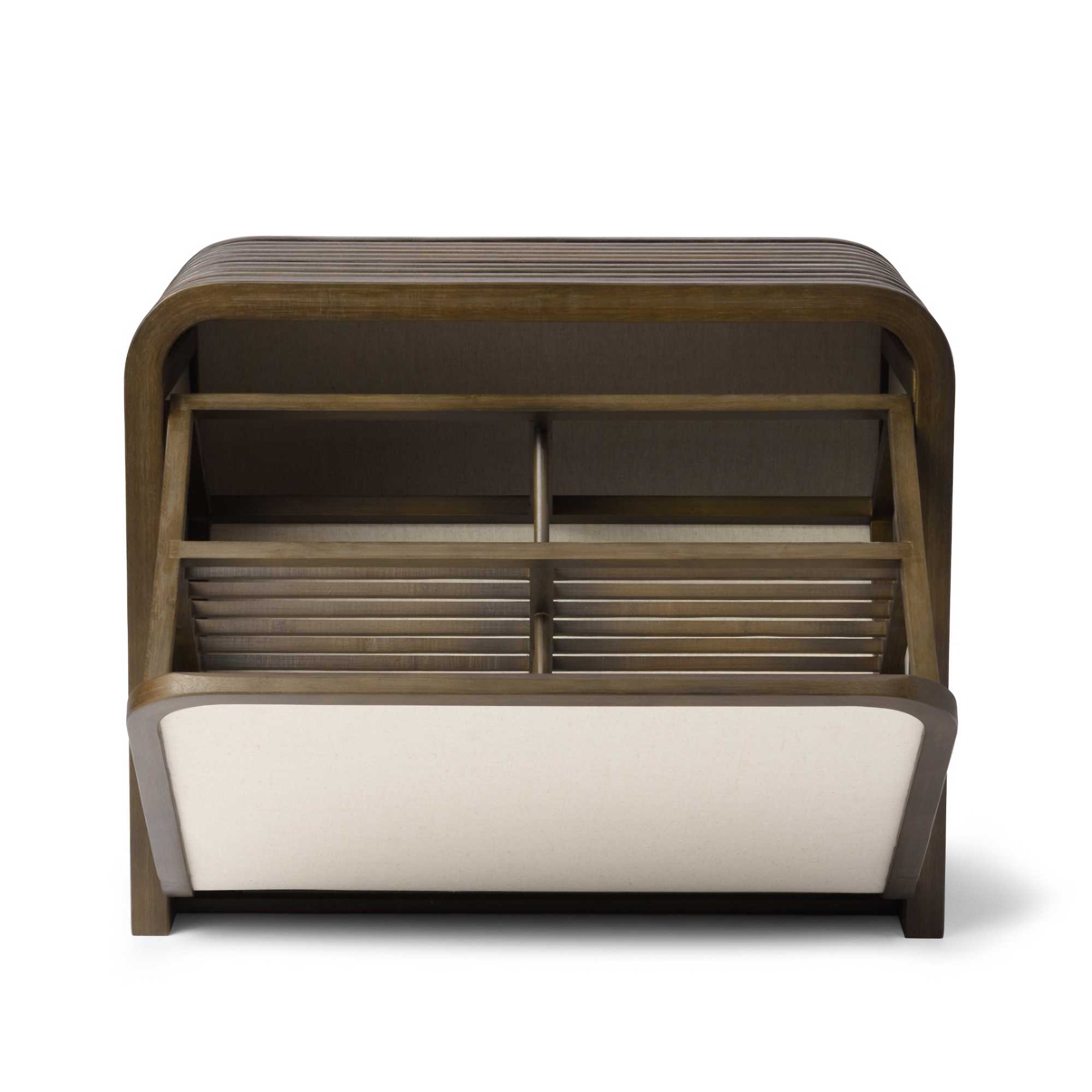 Gudee Tolin Storage Bench. brown