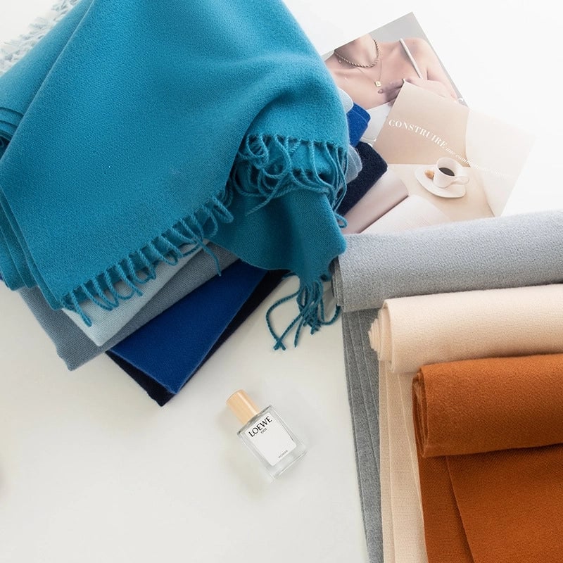 Scarf Winter Warm Windproof Shawl Women's High-end  Women's Cashmere Scarf