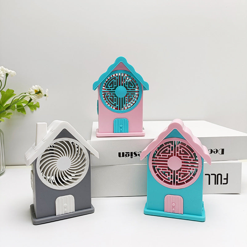 MINI RECHARGEABLE HOUSE FAN a?? PORTABLE & POWERFUL