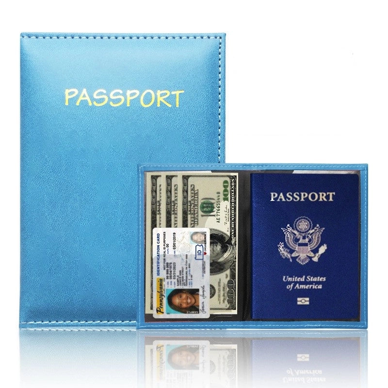 Unisex Solid Color Pu Leather Open Wallets