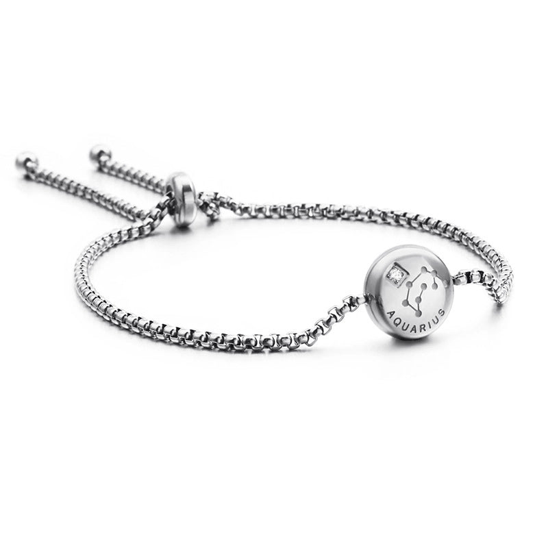 Minimalist Constellation Titanium Steel Rhinestones Bracelets In Bulk