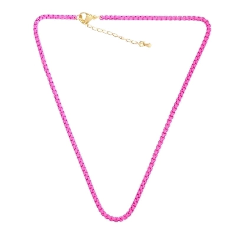 Copper Stoving Varnish Geometric Copper Necklaces