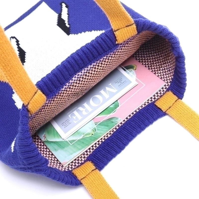 Women's Large Polyester Animal Cute Open Underarm Bag