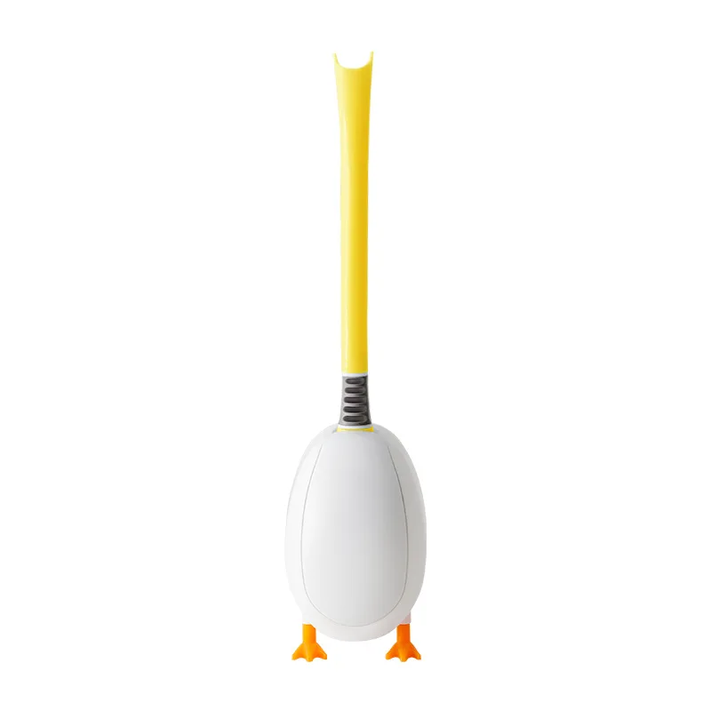 DUCK-SHAPED RUBBER TOILET BRUSH 鈥?SILICONE LONG HANDLE FOR DEEP CLEANING & CORNER REACH