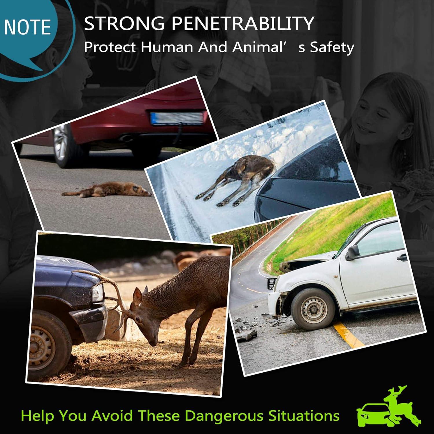 🔥 Ultrasonic Deer Warning Whistle Repeller for Car