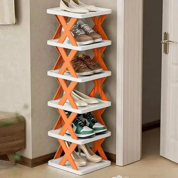 Foldable Shoe Rack X Type