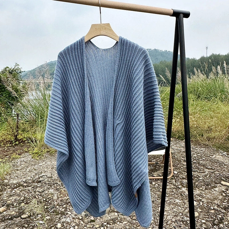 Women's Minimalist Solid Color Imitation Cashmere Solid Color Shawl