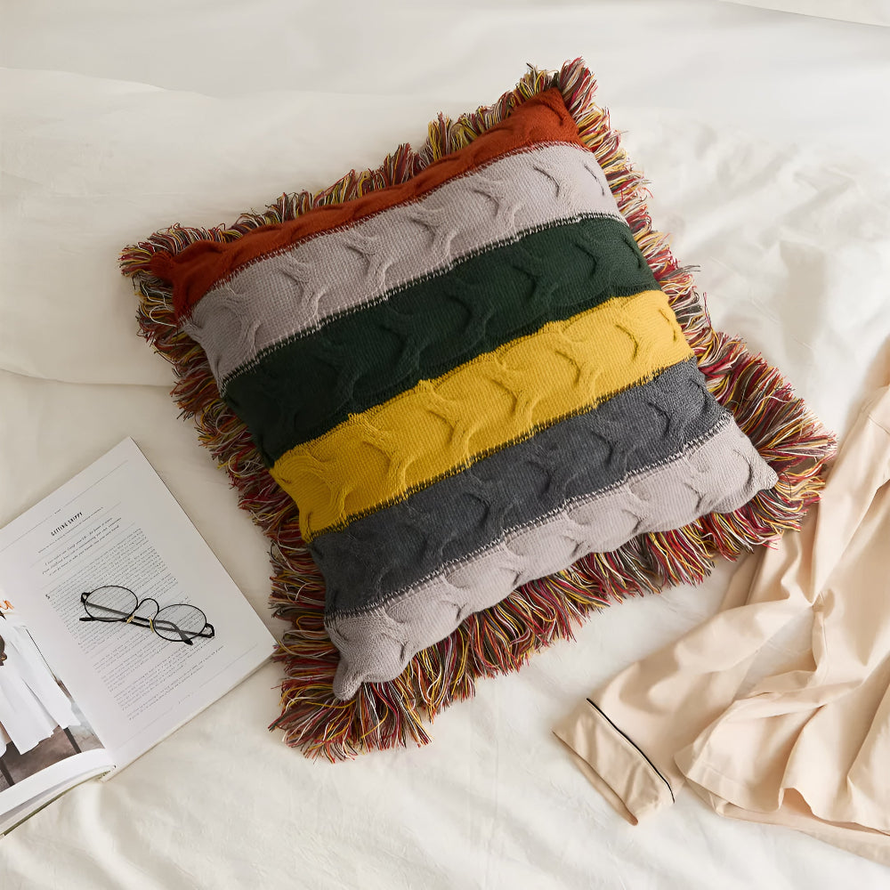 Colourful Radiance Knit Cushion