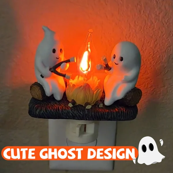 🔥Last Day 75% OFF👻2024 Ghost Bonfire Flashing Night Light✨