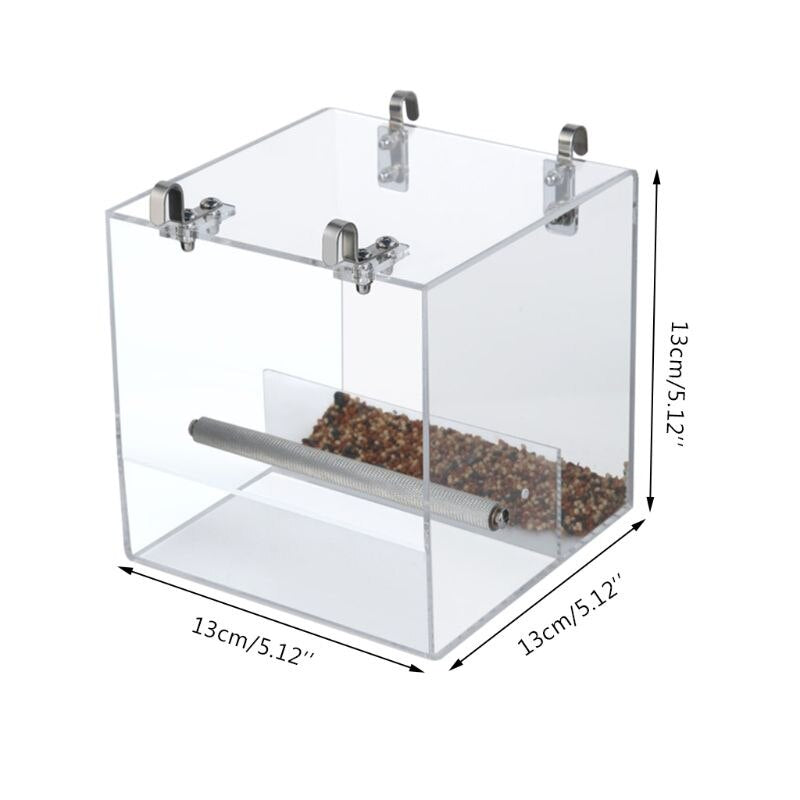 Hanging Feeding Tray Box Bird Feeder