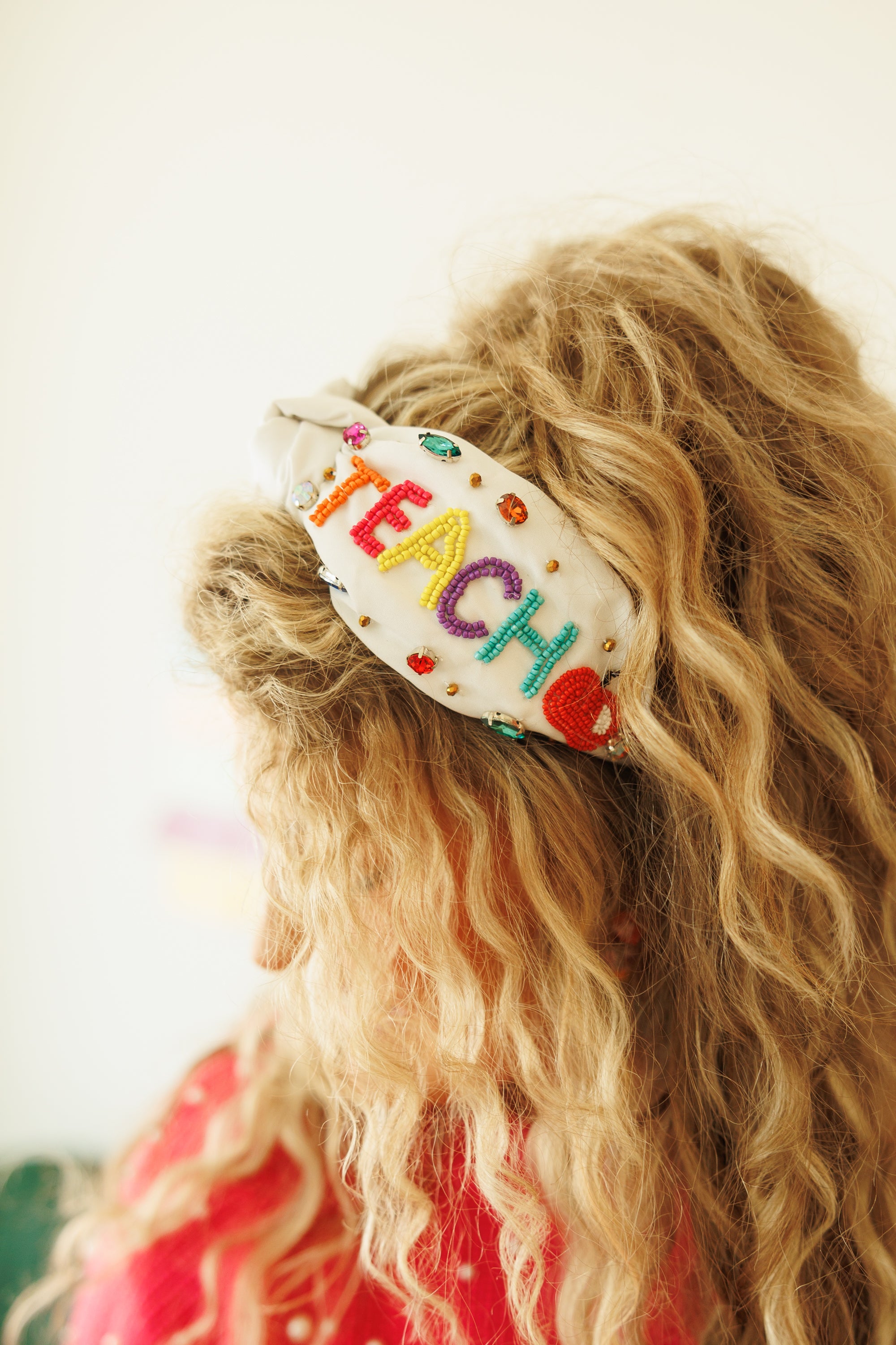 Teach More Headband. White